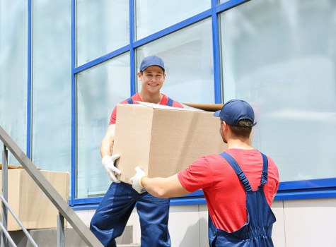 Removal team working on a local move in Ruislip