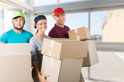 Packing and organising boxes for long-term storage in Ruislip