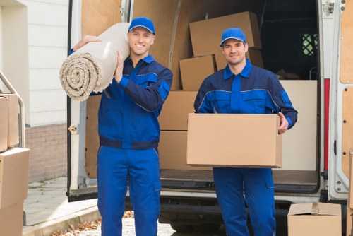 Packing and loading belongings for a house move in Ruislip