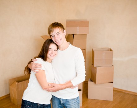 Furniture being moved from a residential property in Ruislip