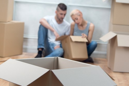 Business packing support for an office move in Ruislip
